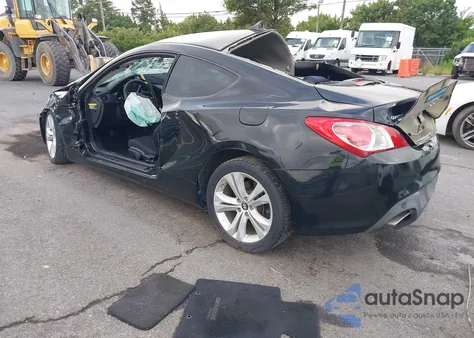 2012 Hyundai Genesis Coupe 2.0T z USA, uszkodzony, nr VIN KMHHT6KD9CU066018